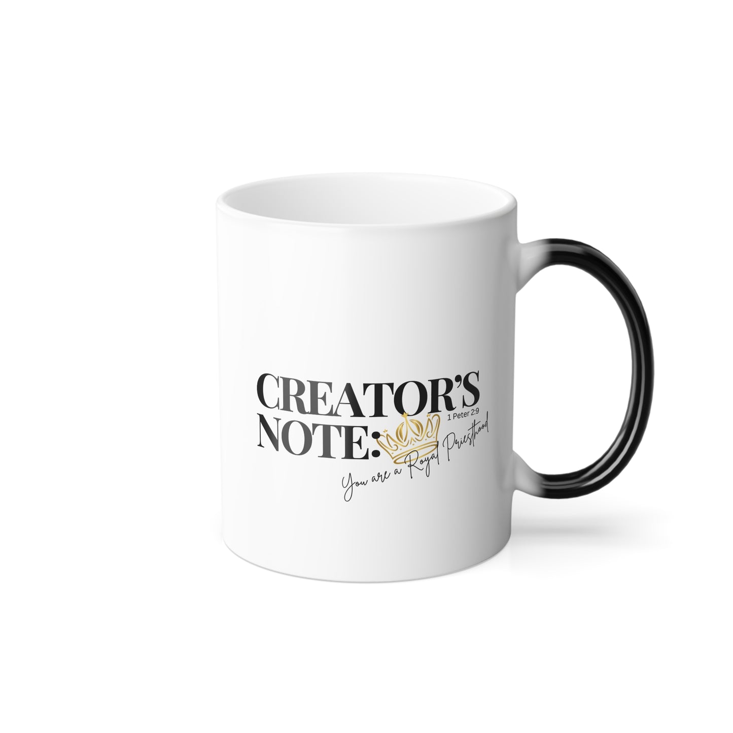 Creator's Note: Royal Priesthood Color Morphing Mug, 11oz