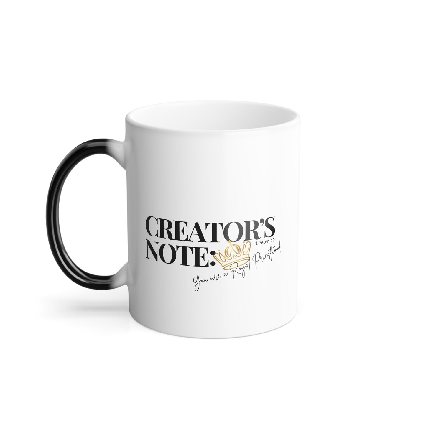 Creator's Note: Royal Priesthood Color Morphing Mug, 11oz